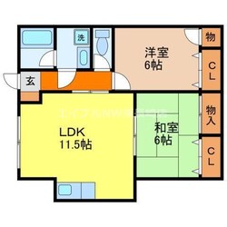 サウスタウン雄飛の物件間取画像